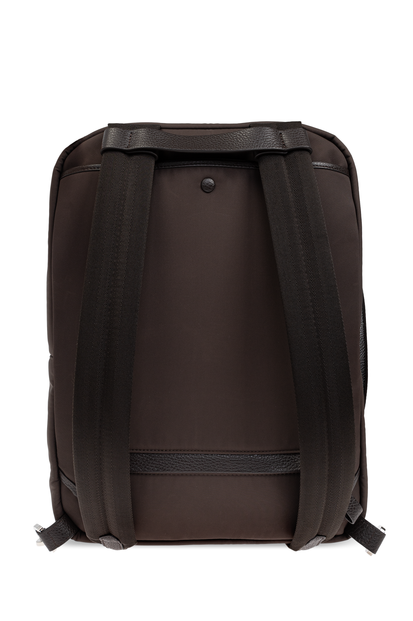 Castanho Mochila com logotipo Giorgio Armani - Vitkac Portugal